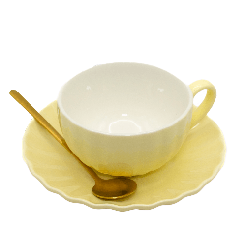 TRADITIONAL TEA CUP | YELLOW